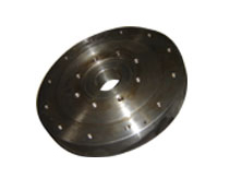 搅拌机总承部件 安装底盖与凸缘法兰